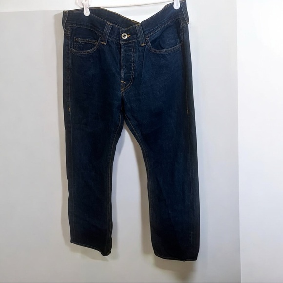 True Religion Men’s Dark Wash Bobby Phantom Blake Straight Jeans Size 38 - Picture 2 of 3